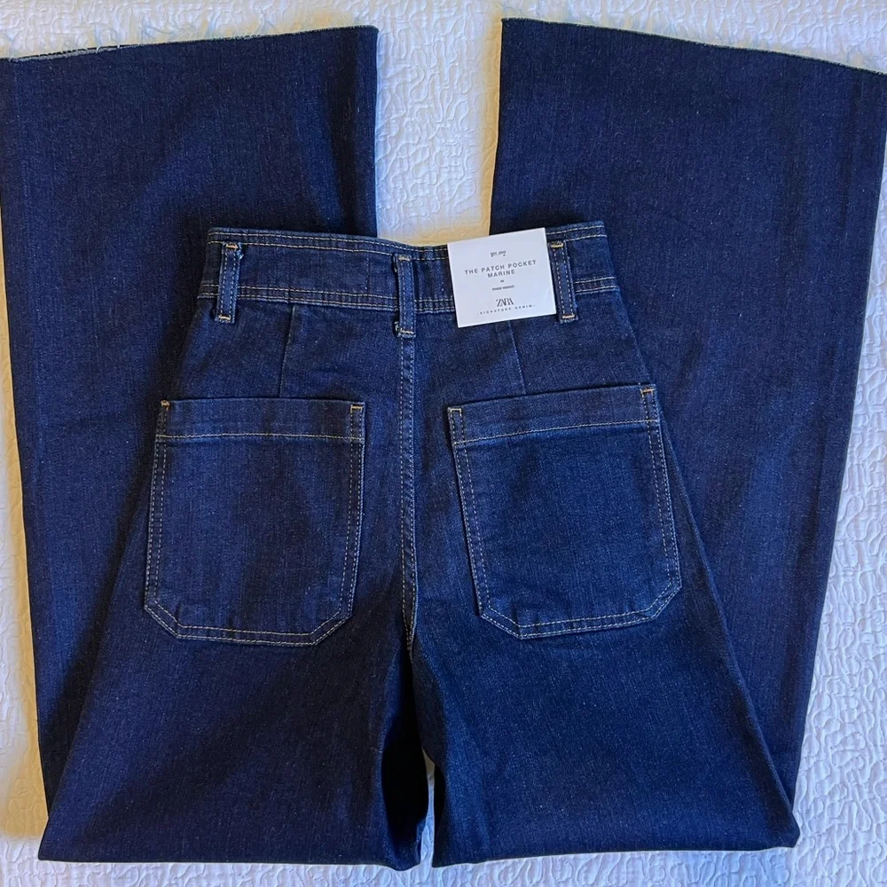 NWT Zara slim fit marine denim - Picture 6 of 9